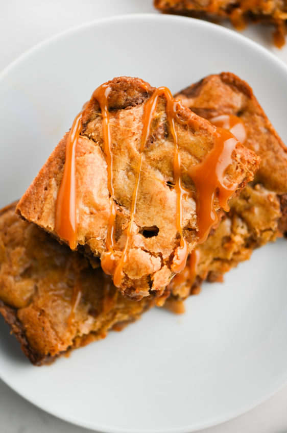 Nutella Rolo Blondies