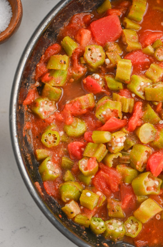 Okra and Tomatoes