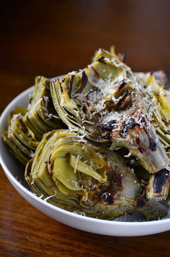 Parmesan Herb Grilled Artichokes