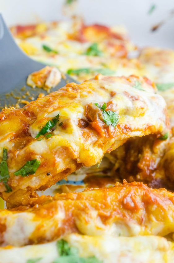 Pulled Pork Enchiladas