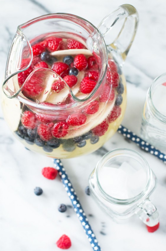 Red, White and Blue Sangria