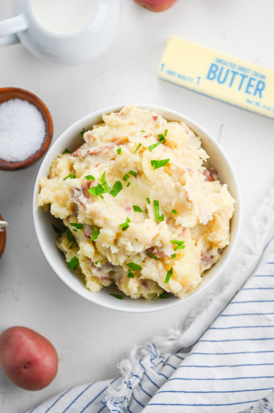 Garlic Mashed Red Potatoes