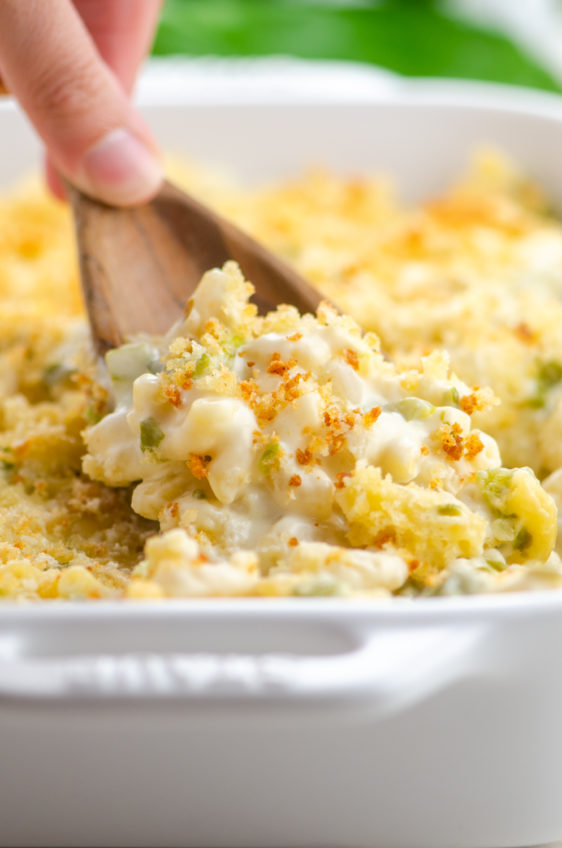 Roasted Hatch Chile Mac and Cheese