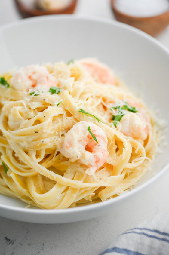 Shrimp Fettuccine Alfredo