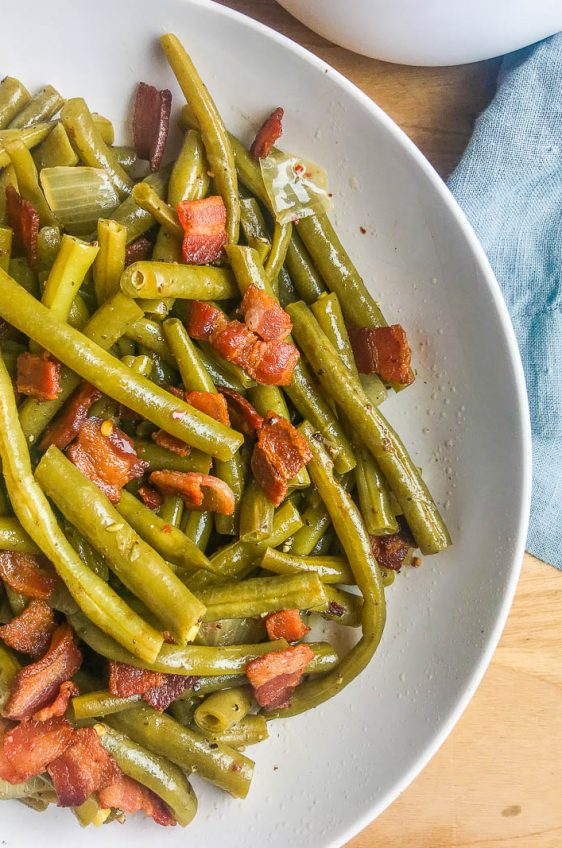 Southern Style Green Beans with Bacon