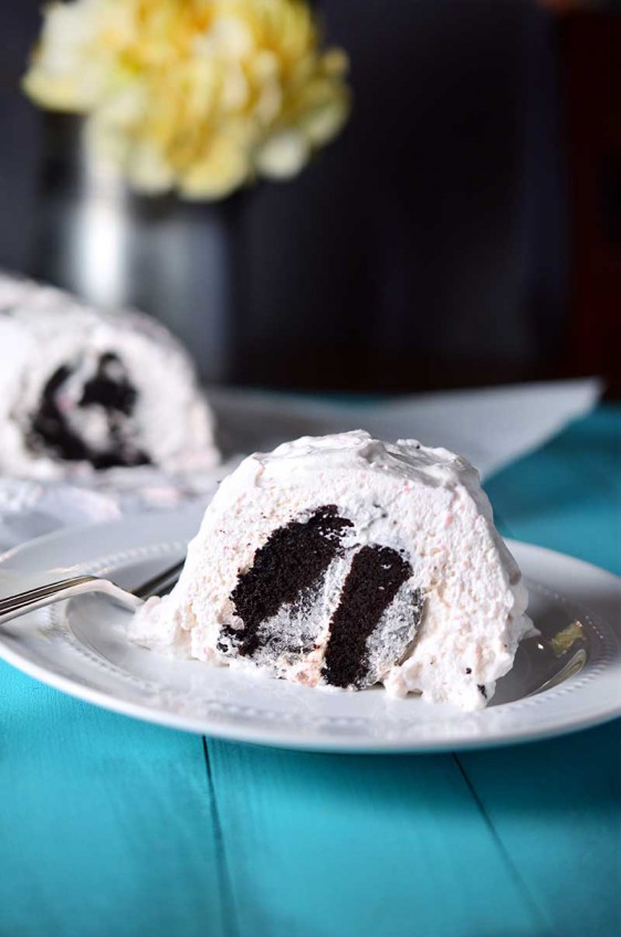 Strawberry Cream and Chocolate Icebox Cake