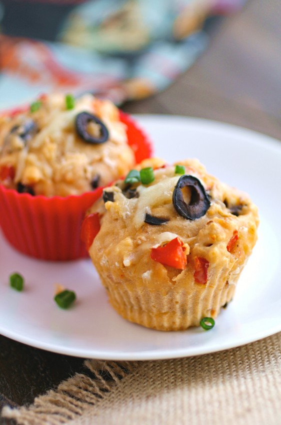 Greek Style Pizza Muffins