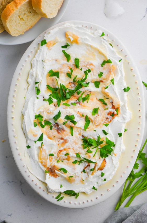Whipped Roasted Garlic Goat Cheese