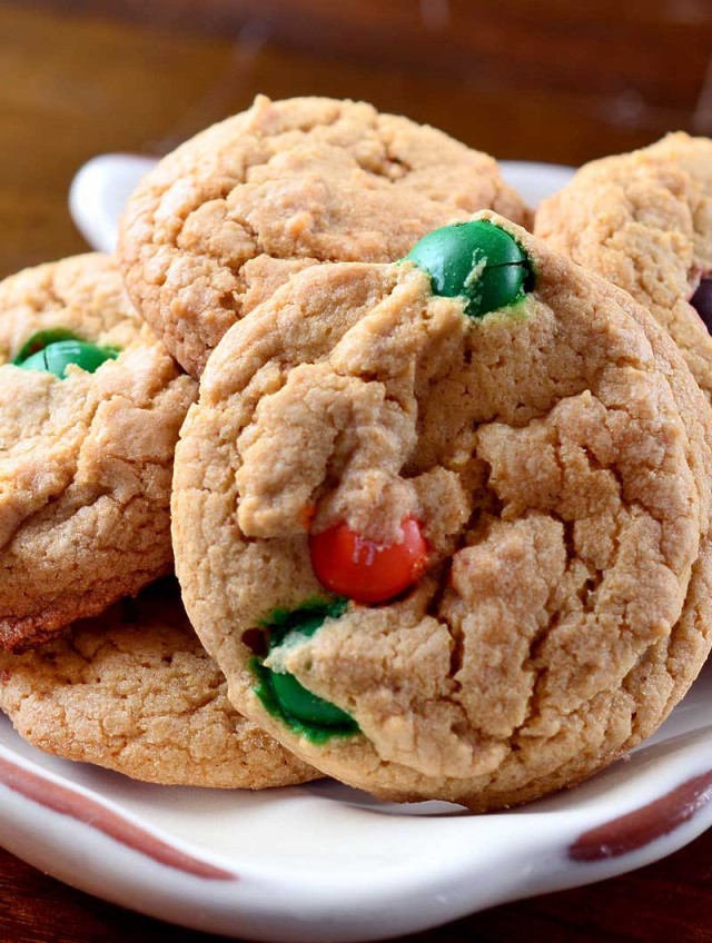 Biscoff and Pumpkin Spice M&M Cookies