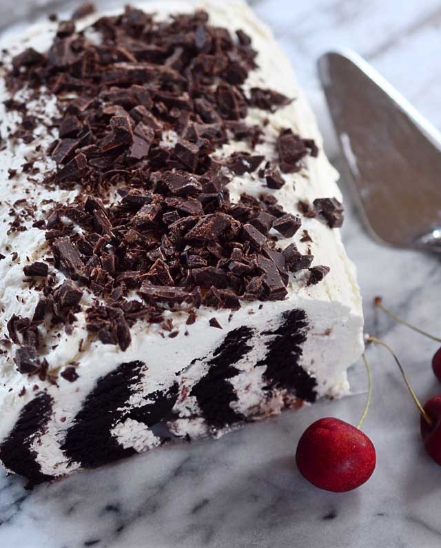 Chocolate Cherry Icebox Cake