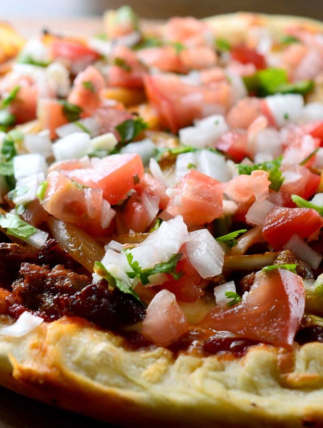 Chorizo Taco Pizza