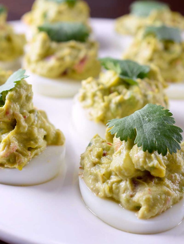 Guacamole Deviled Eggs