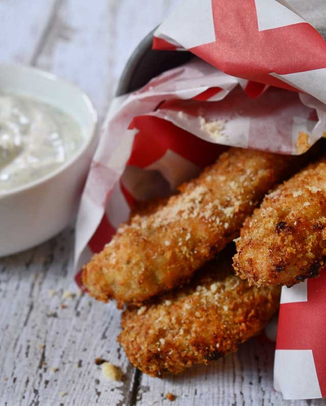 Parmesan Ranch Chicken Fingers