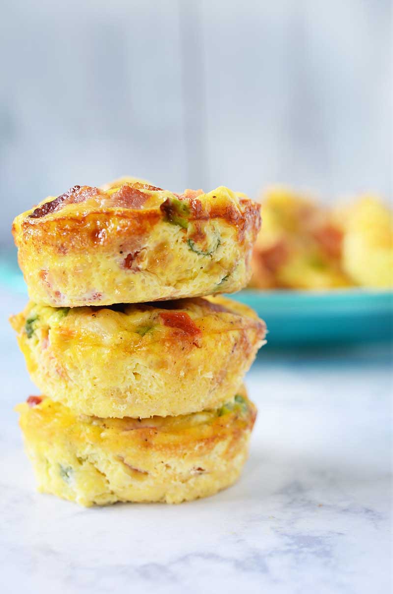 Cheesy Mini Frittatas 