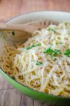 Classic Aglio e Olio pasta is one of my favorites and a favorite of all garlic lovers!