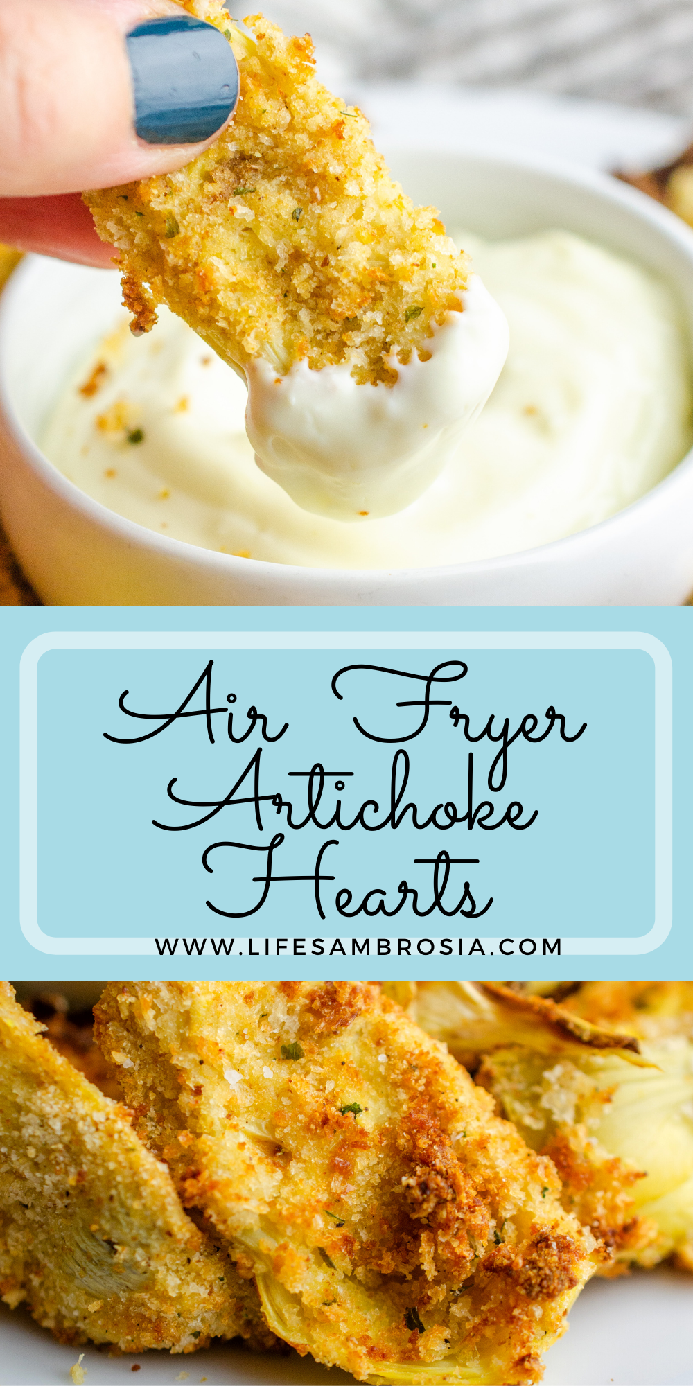 Crispy Air Fryer Artichoke Hearts Recipe Life's Ambrosia