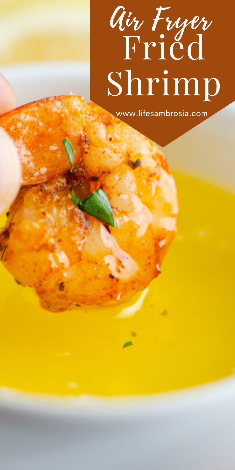 Air Fryer Fried Shrimp Recipe | Only 3 ingredients | Life's Ambrosia