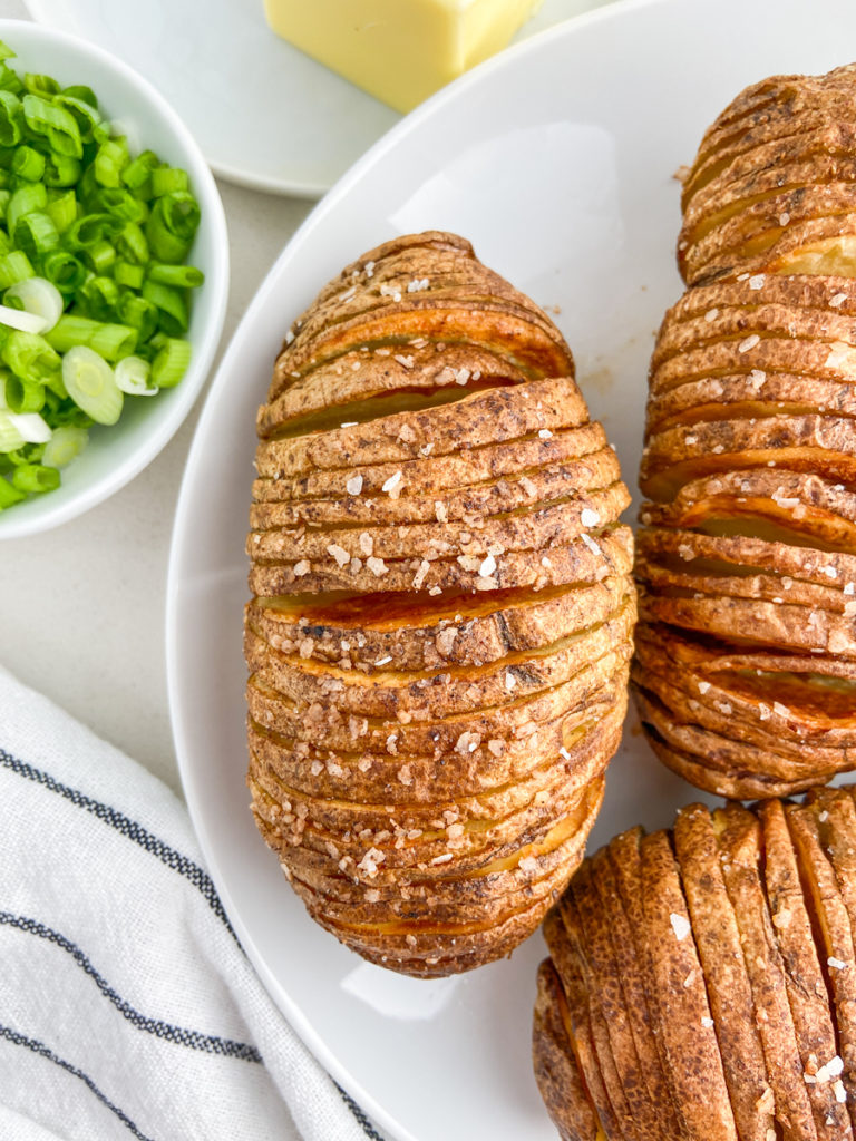 Air Fryer Hasselback Potatoes Recipe Life's Ambrosia