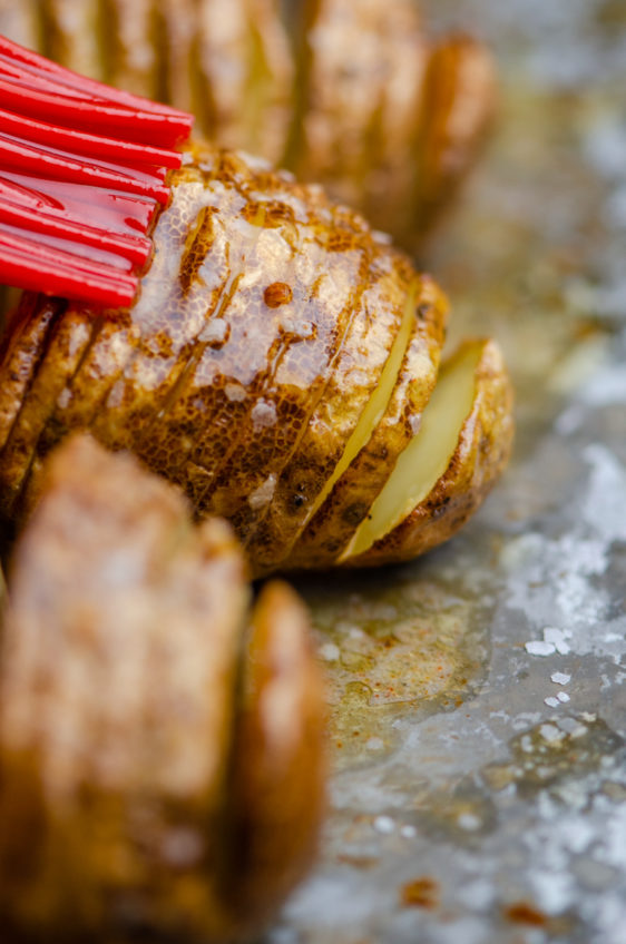Air Fryer Hasselback Potatoes Recipe Life's Ambrosia