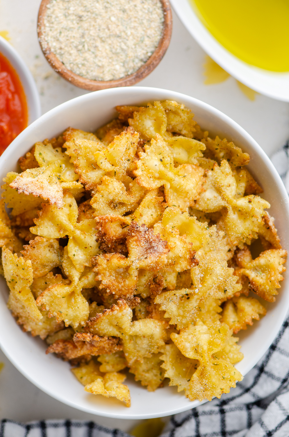 Easy Air Fryer Pasta Chips Recipe Only 3 Ingredients! Life's Ambrosia