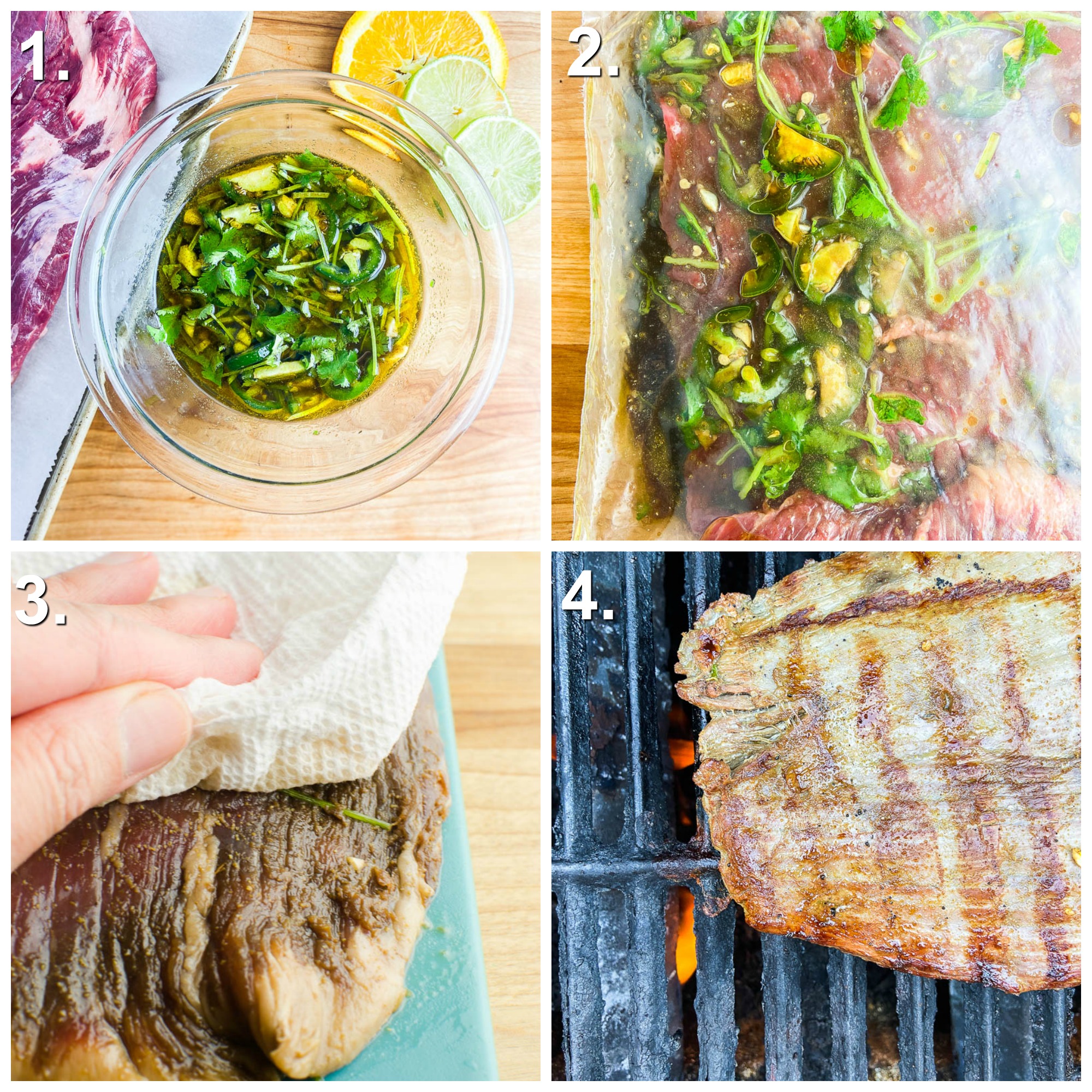 Step by Step Photos for Making Authentic Carne Asada