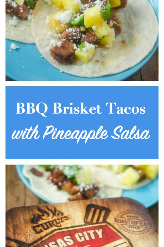 BBQ Brisket Tacos with Pineapple Salsa Life's Ambrosia
