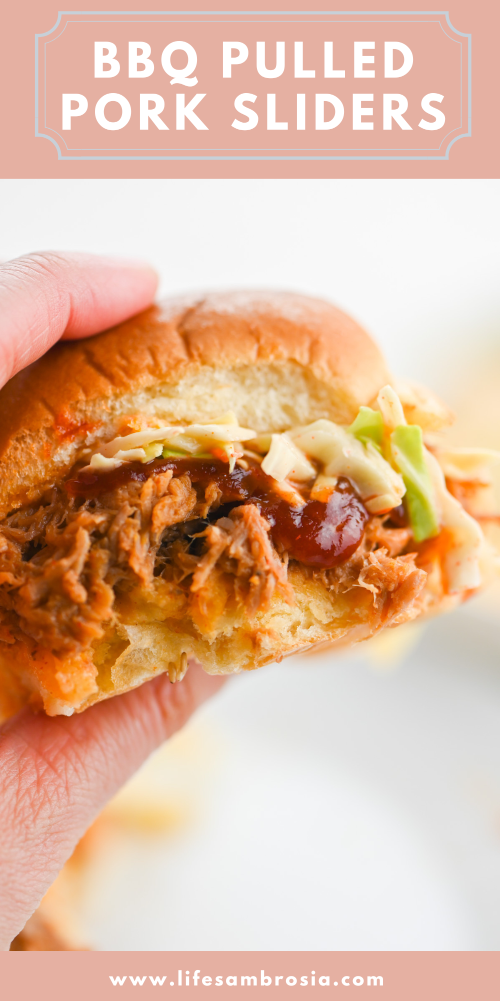 BBQ Pulled Pork Sliders Life's Ambrosia