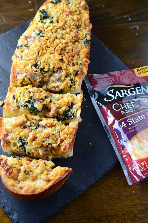 Bacon and Kale Cheese Bread