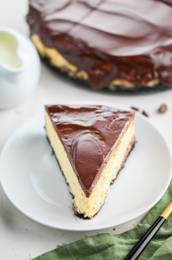 Baileys Cheesecake with Chocolate Ganache