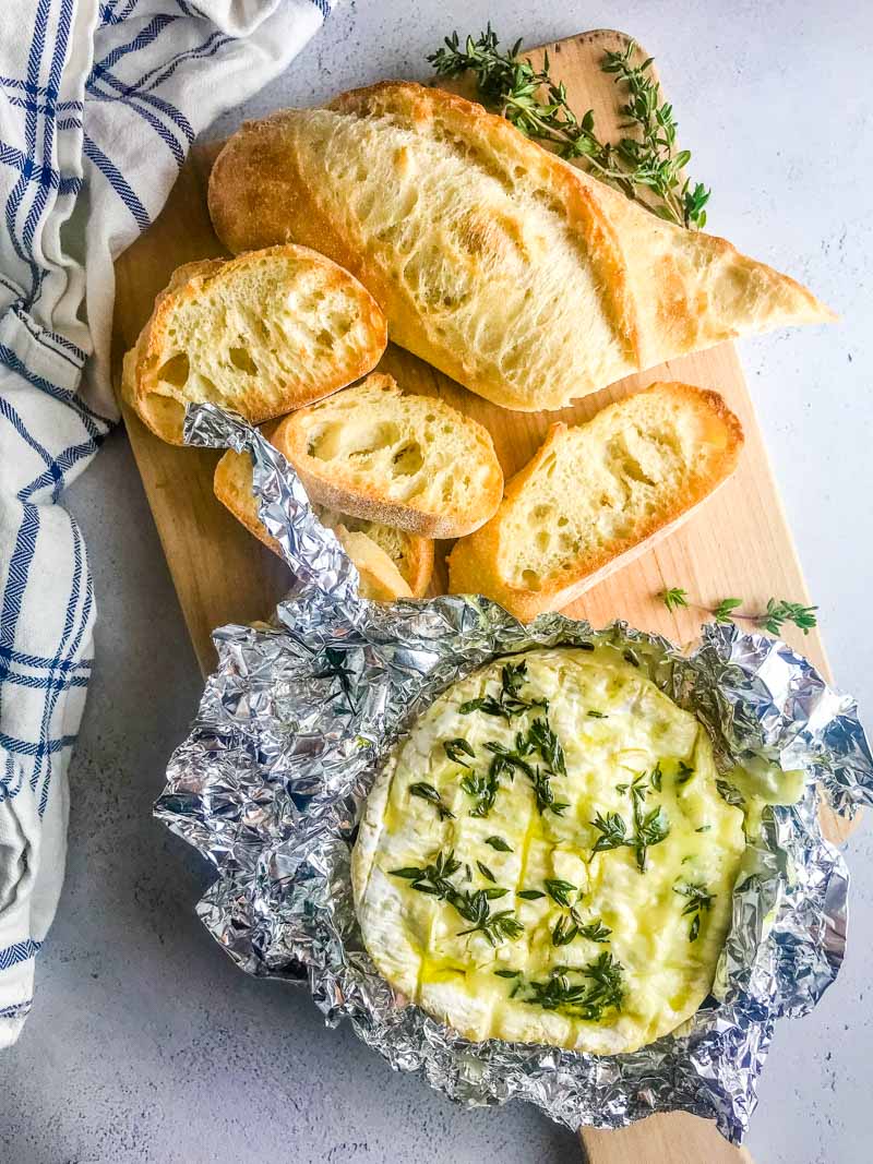 Baked Camembert Recipe Garlic Baked Camembert Life's Ambrosia