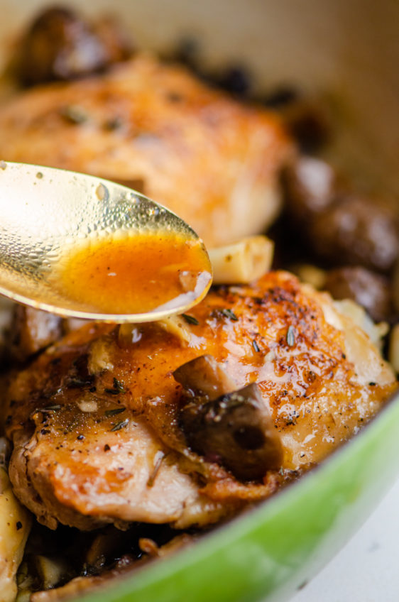 Baked Chicken with Mushrooms Recipe | Life's Ambrosia
