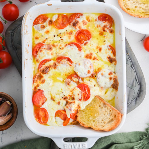 Baked Mozzarella - Life's Ambrosia