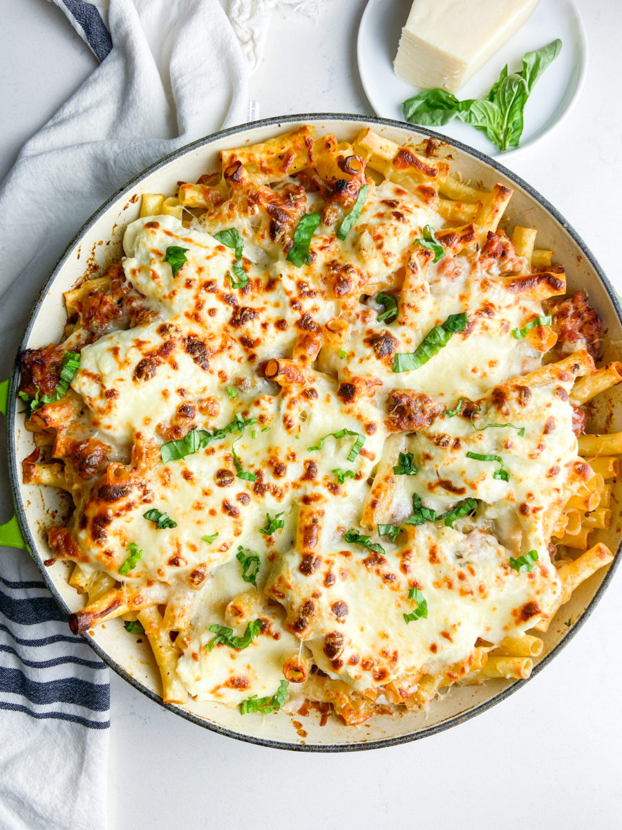Easy Baked Ziti with Sausage