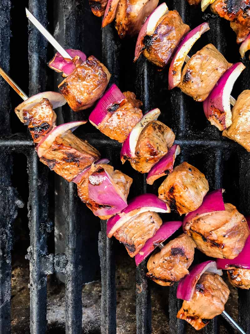 Balsamic Beef Skewers are a must for your summer BBQs. Tri Tip marinated in balsamic and grilled to perfection. 