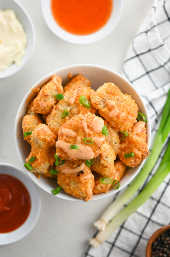 Spicy and Creamy Bang Bang Chicken - Bang Bang Shrimp Copycat