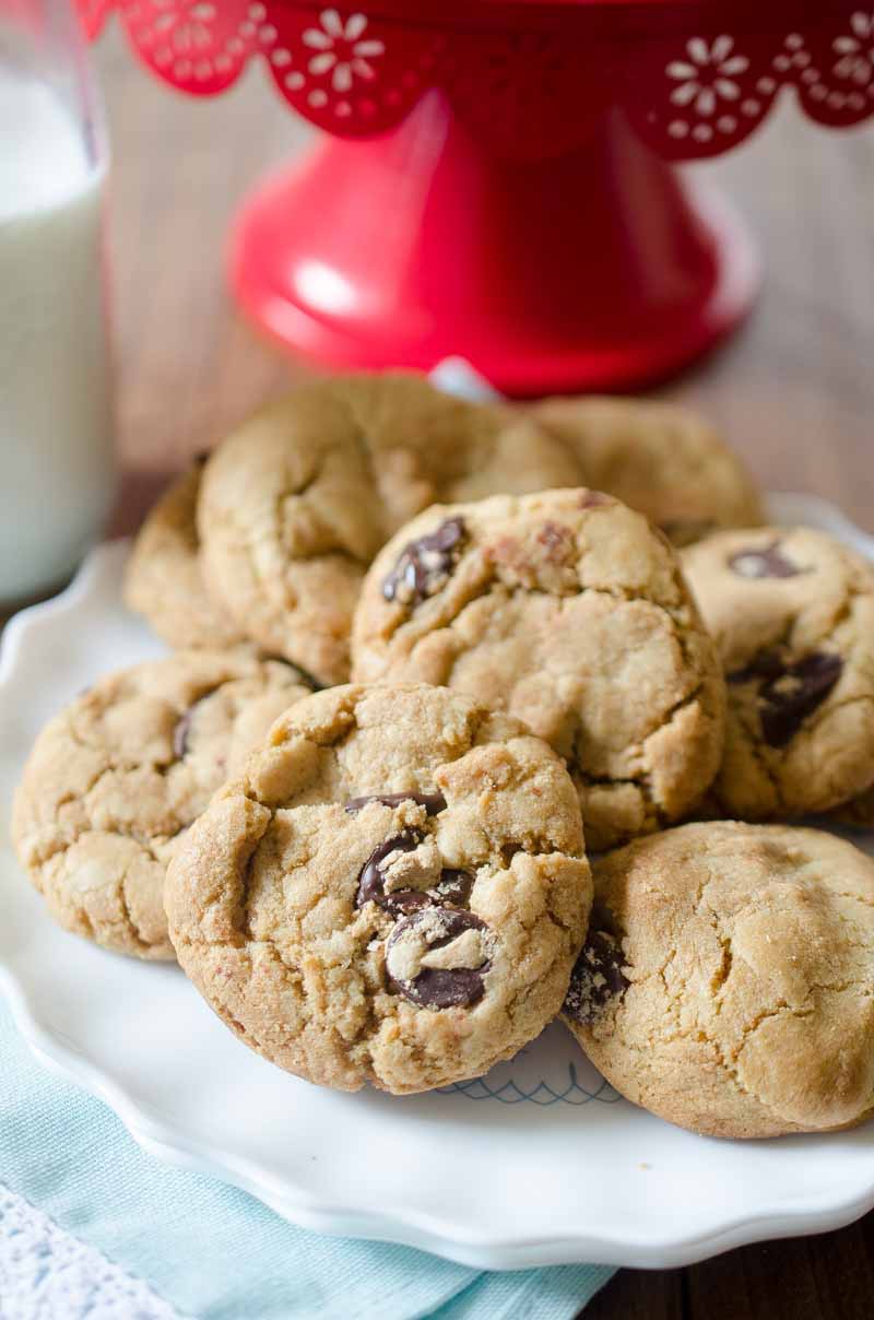 Biscoff and Dark Chocolate Chip Cookies - Life's Ambrosia