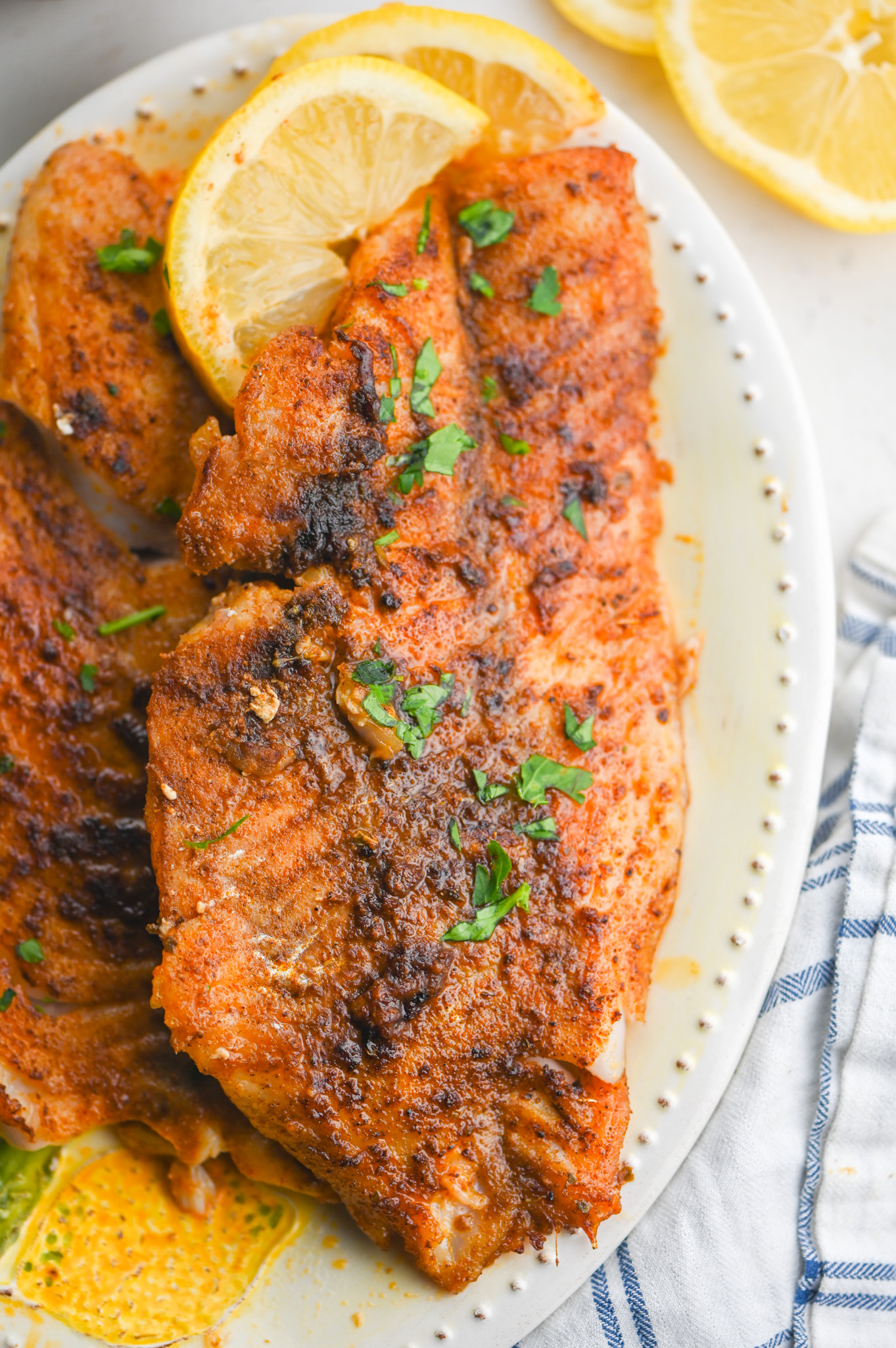 Blackened fish life s ambrosia