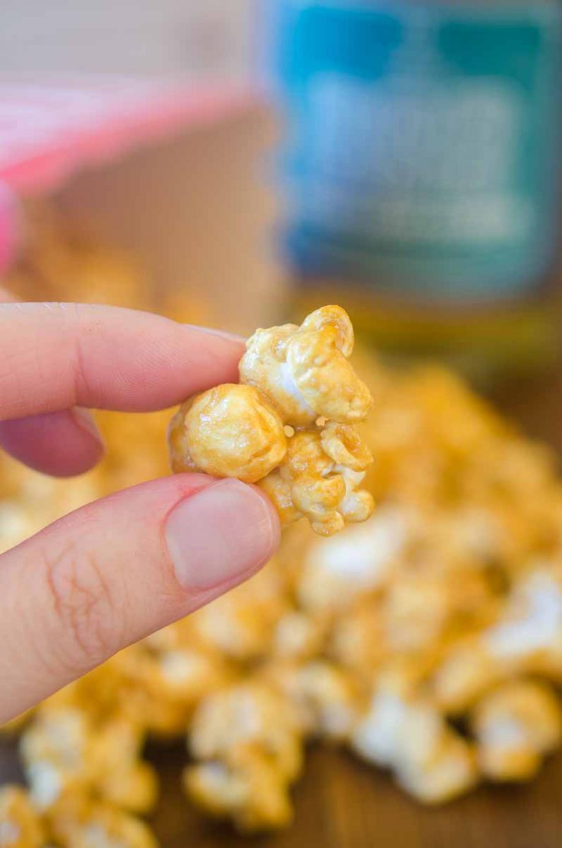 Easy Homemade Bourbon Caramel Corn 