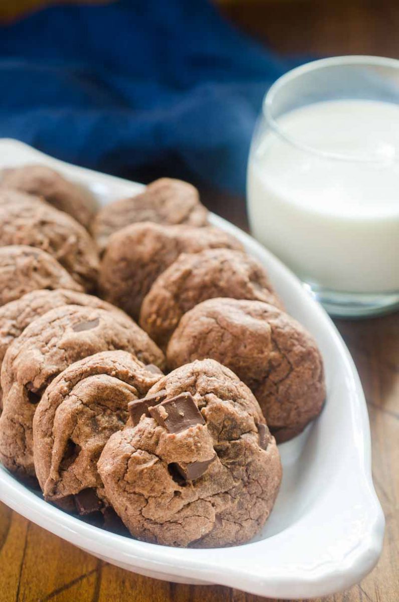 Brownie Mix Cookies are super easy and always a crowd pleaser! 