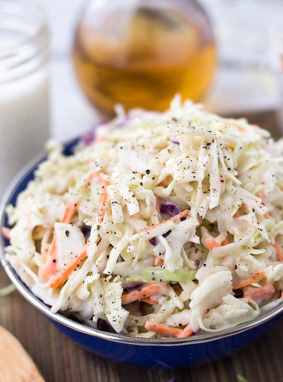 Easy Homemade Buttermilk Coleslaw