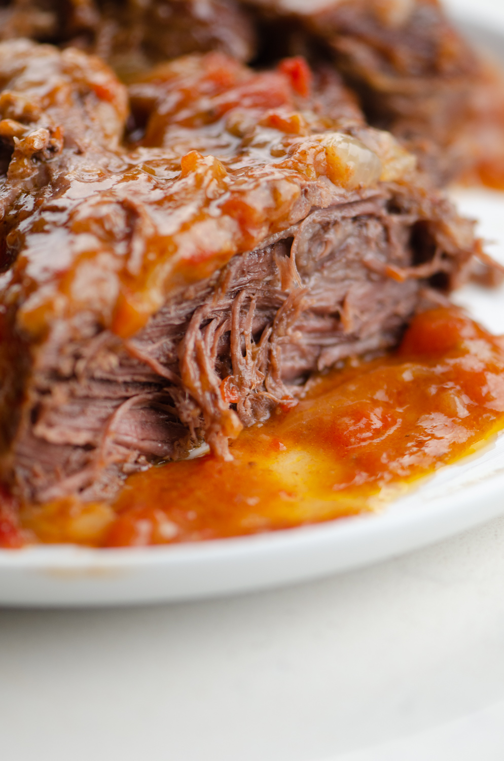 Cajun Pot Roast with Tomato Gravy - Life's Ambrosia