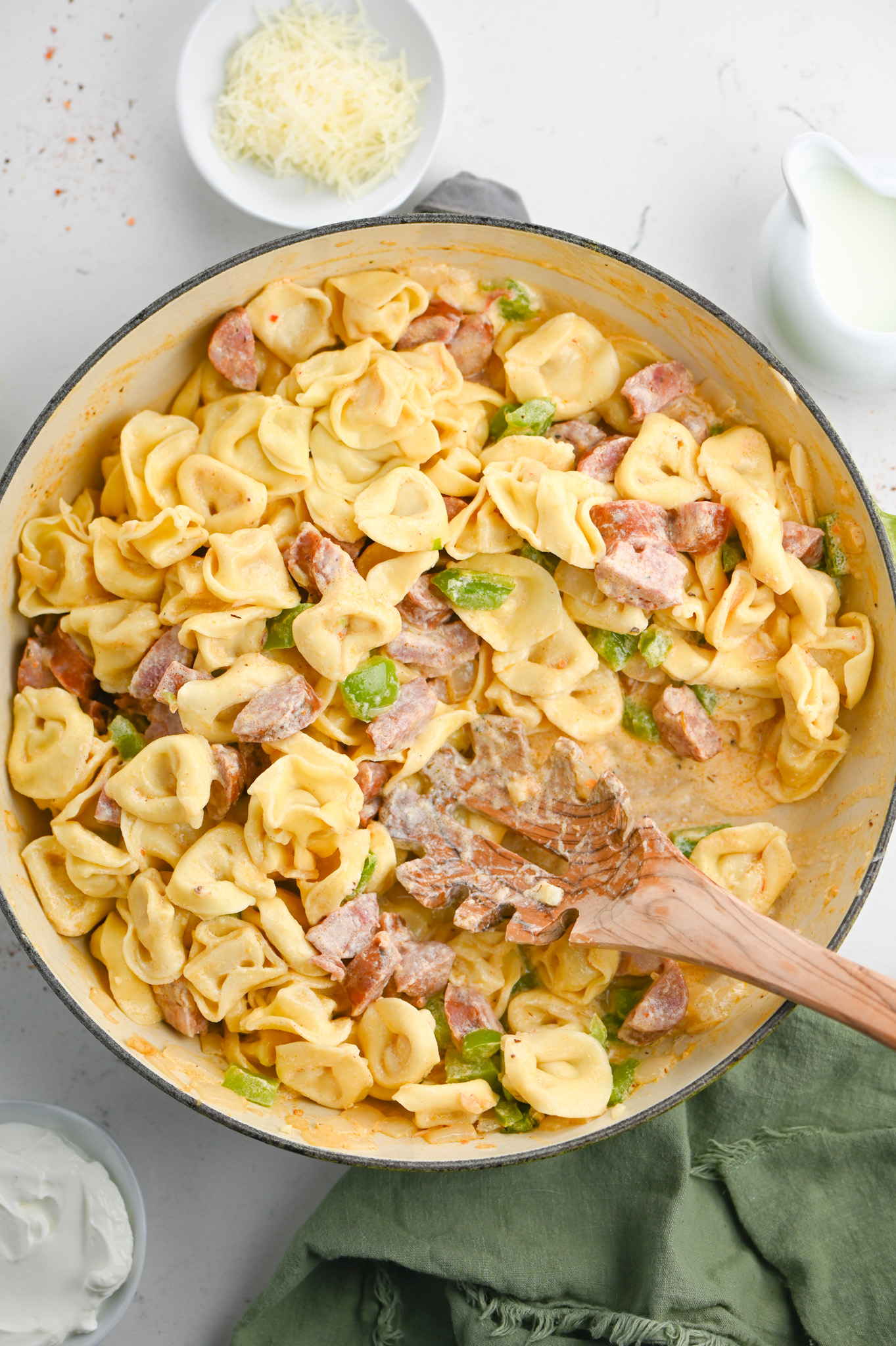 Creamy Cajun Tortellini