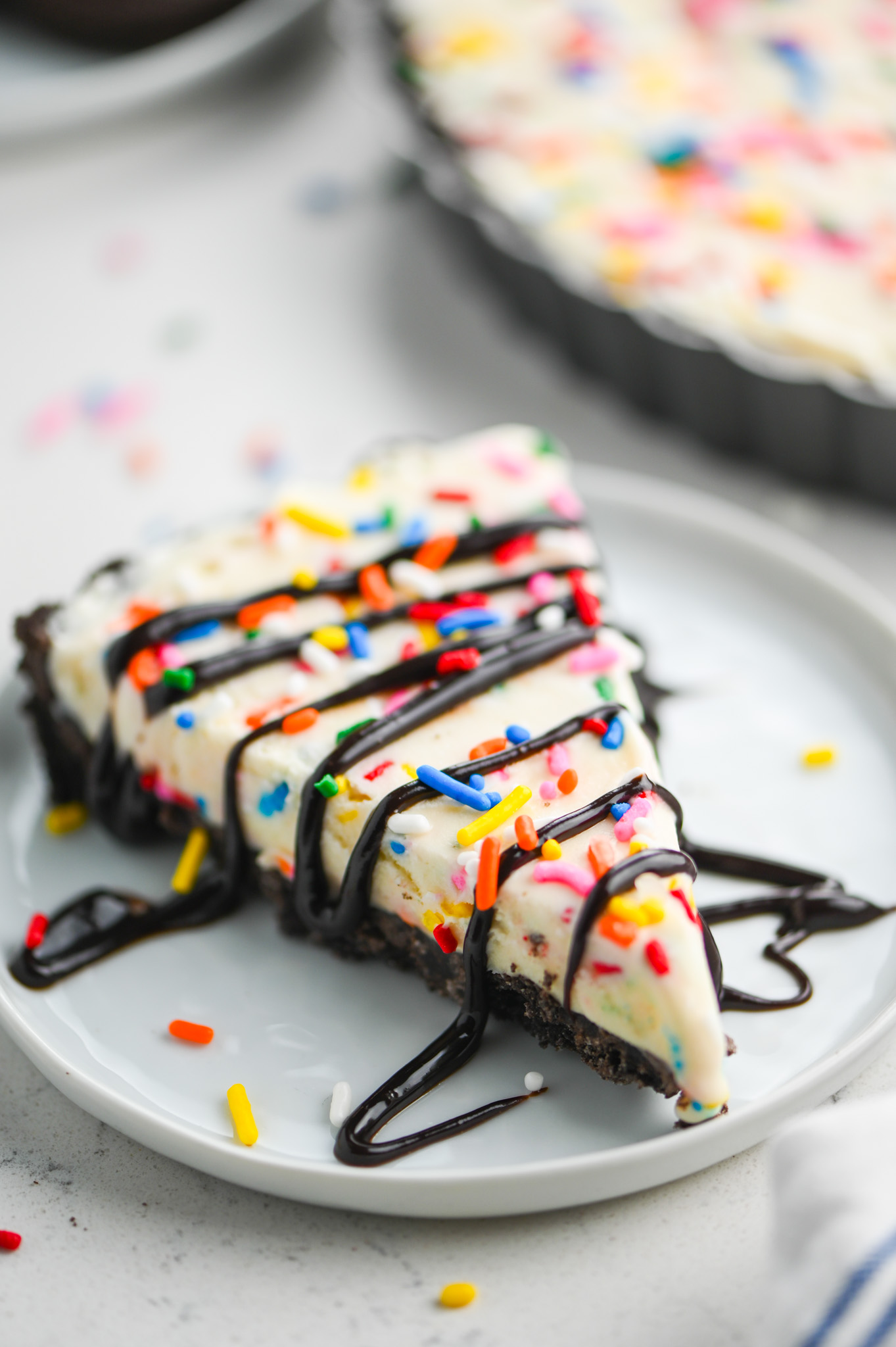 Cake Batter Ice Cream Tart
