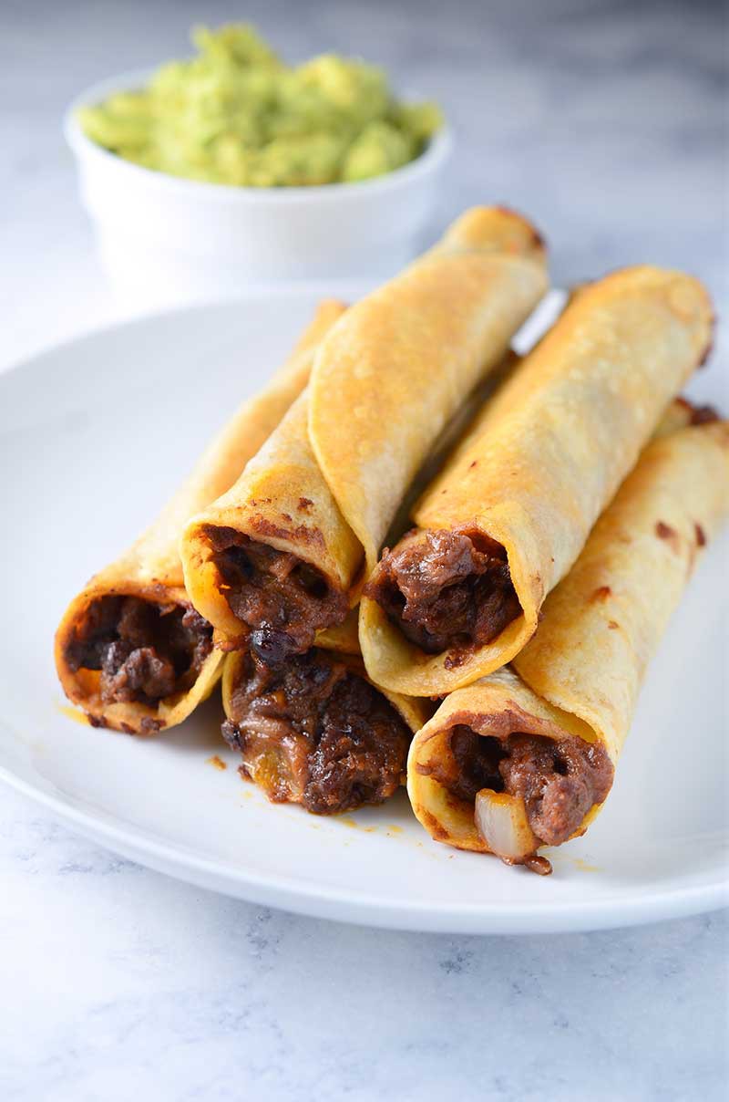 Cheesy Chorizo & Black Bean Taquitos Life's Ambrosia