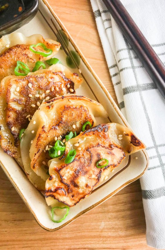 Spicy Sesame Chicken Potstickers