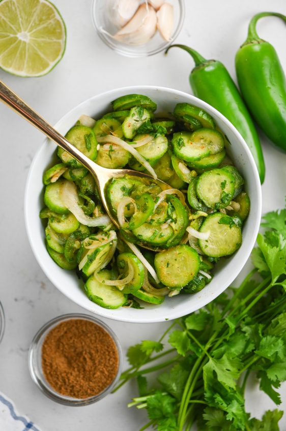 Cilantro Lime Cucumber Salad