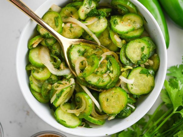 Cilantro Lime Cucumber Salad