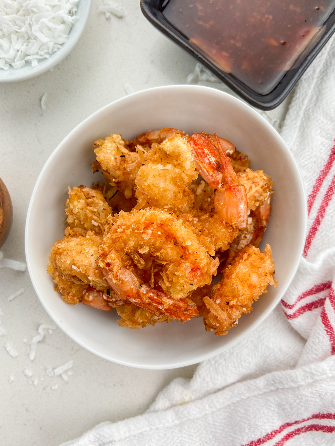 Coconut prawns discount