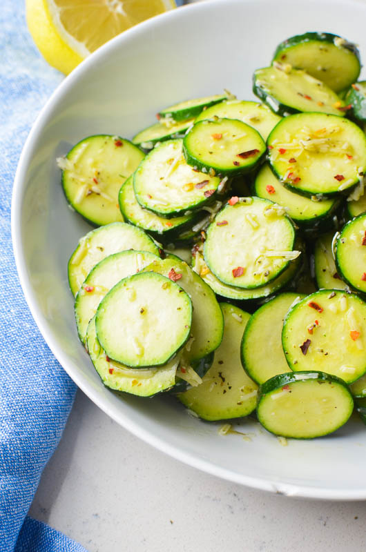 Cold Zucchini Salad Recipe Life's Ambrosia