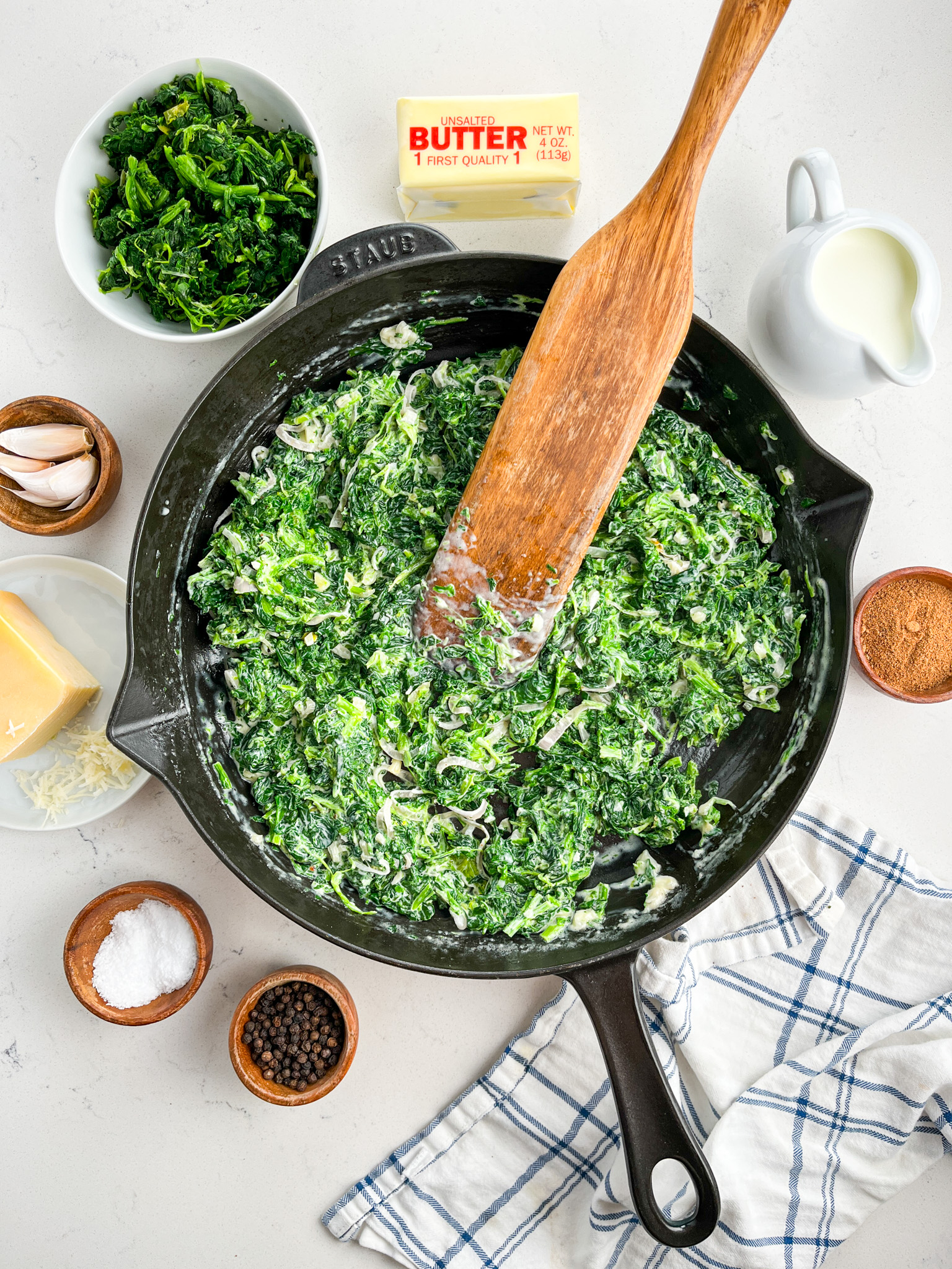 Creamed Spinach Recipe | Life's Ambrosia